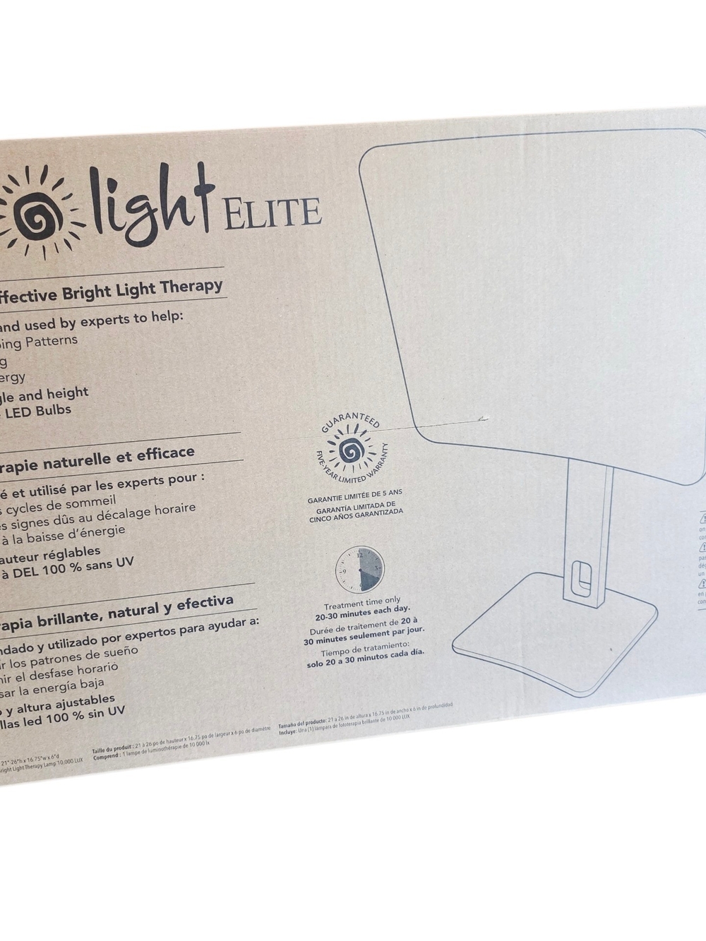 Carex Day-Light Elite Light Therapy Lamp - Picture 8 of 15